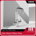 ARNO Classic Square 4-in-1 Chrome Instant Boiling Water Tap