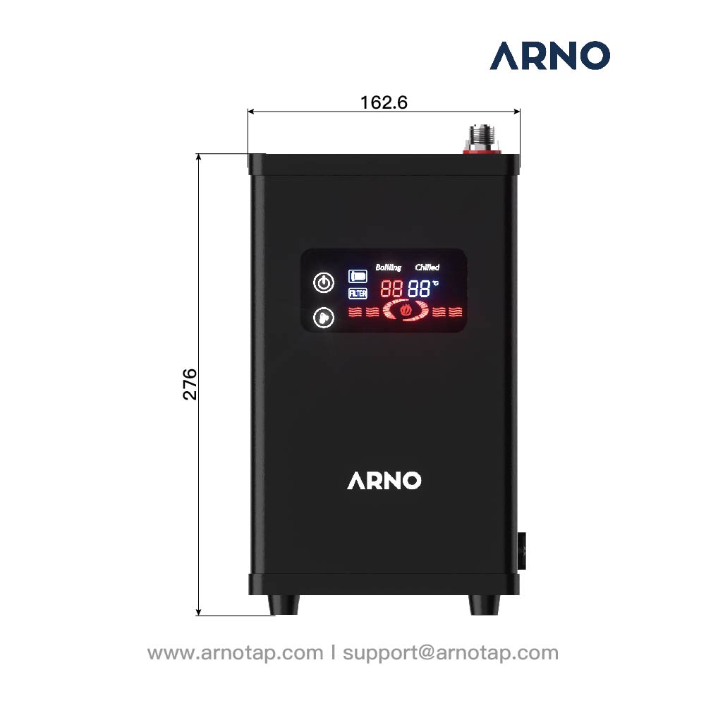ARNO Flex 3 in 1 & 4 in 1 Instant Boiling Water Tap -Dimensions