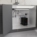 ARNO digital touch screen instant boiling water tap system installed under kitchen sink