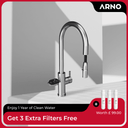 ARNO Flex 4 in 1 Chrome Instant Boiling Hot Water Tap