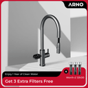 ARNO Flex 5 in 1 Brushed Gunmetal Instant Boiling Hot Water Tap