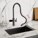  - ARNO Flex 5 in 1 Brushed Gunmetal Instant Boiling Hot Water Tap - ARNO