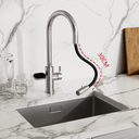  - ARNO Flex 5 in 1 Chrome Instant Boiling Hot Water Tap - ARNO