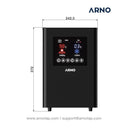 ARNO Flex 5 in 1 Instant Boiling Hot Water Tap-Boiler Dimensions