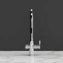 ARNO Halo instant boiling water tap chrome cross handle detail view
